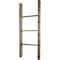 Ekena Millwork 19"W x 48"H x 3 1/2"D Vintage Farmhouse 3 Rung Ladder, Barnwood Decor Collection, Pebble Grey DECR019X048X04LDRPG - alternate 4